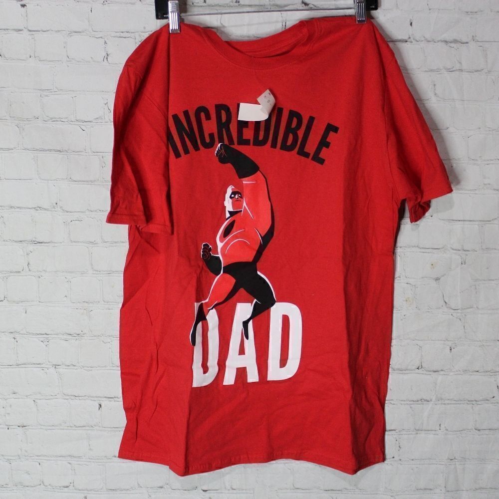 ‎Men's Disney INCREDIBLE DAD Tee Large